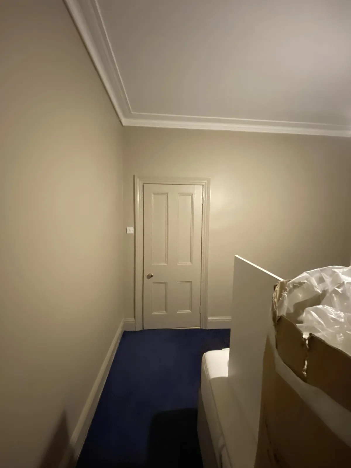 Bedroom in warm neutrals, St John's Wood