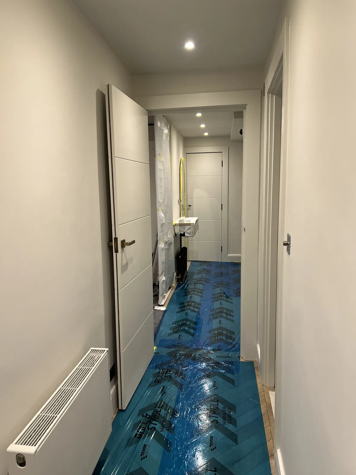 Hallway with doors finished, St John’s Wood
