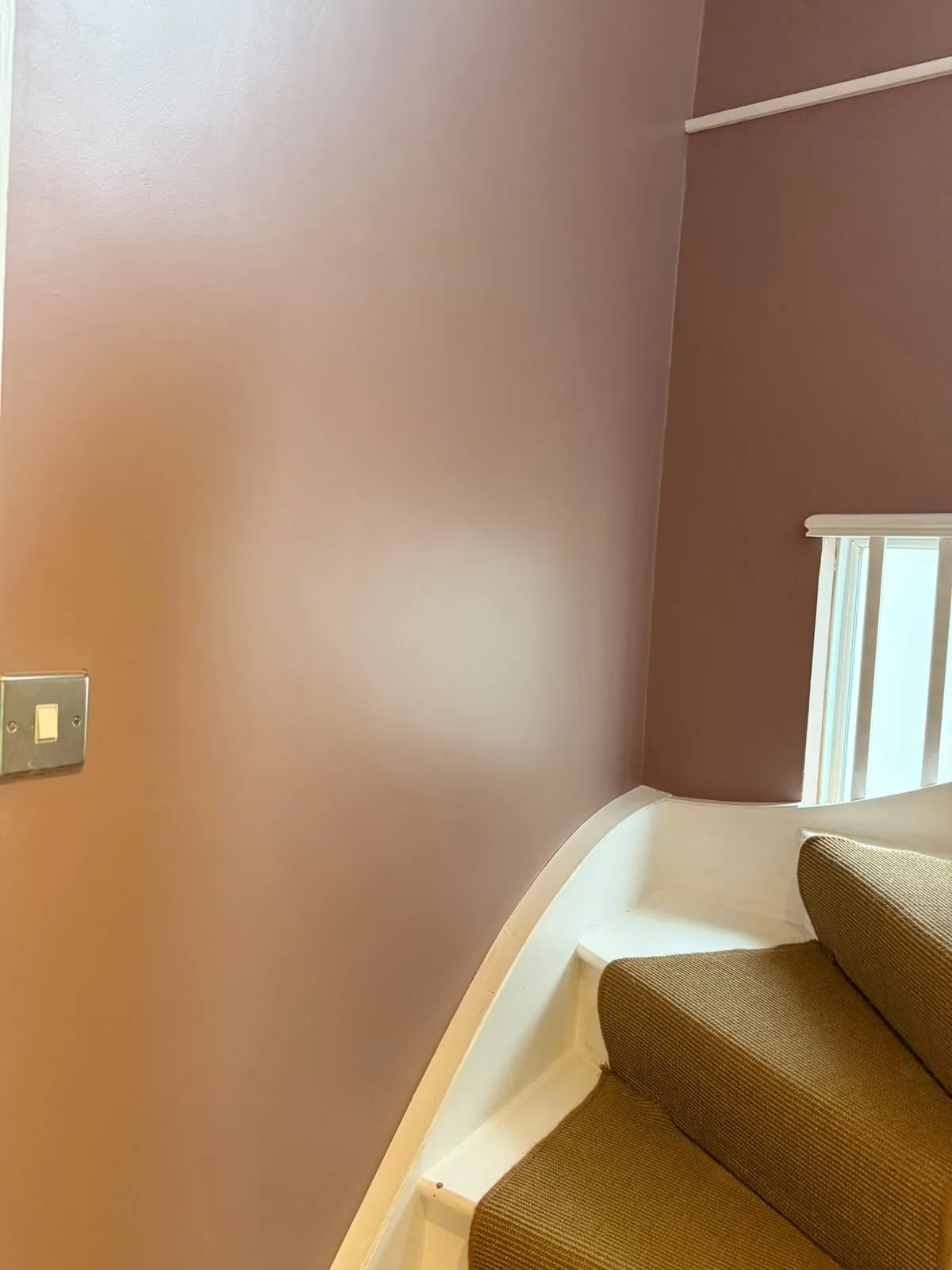 Staircase in heritage colours, Notting Hill